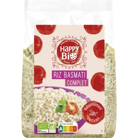 Happy Bio Riz basmati Bio complet