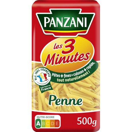 Panzani Pâtes penne les 3 minutes