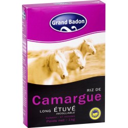 Grand Badon Riz long étuvé IGP de Camargue