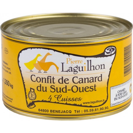 Pierre Laguilhon Confit de canard 4 cuisses