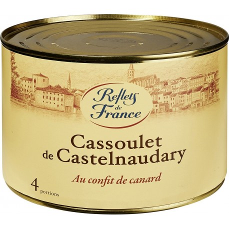 Reflets De France Plat cuisiné cassoulet au confit de canard