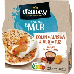 D Aucy Plat cuisiné clin Alaska & duo de riz D'AUCY