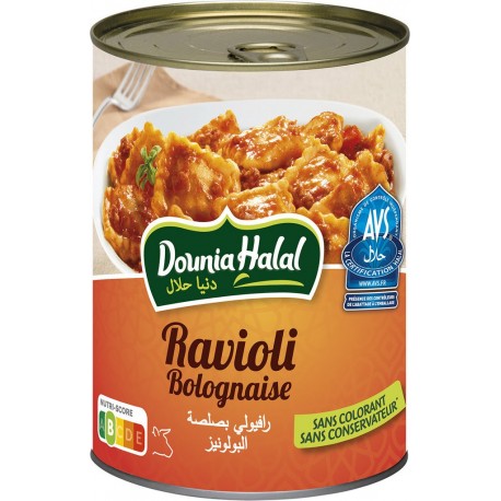 Dounia Halal Ravioli à la Bolognaise