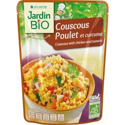 Jardin Bio Plat cuisiné Couscous poulet curcuma bio