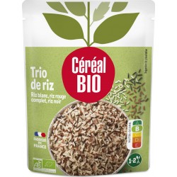 Cereal Bio Riz micro-ondes Bio trio au naturel 2mn