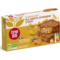 Cereal Bio Carrés de blé potimarron carotte pavot