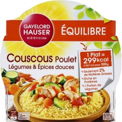 Gayelord Hauser Plat cuisiné couscous épices douces