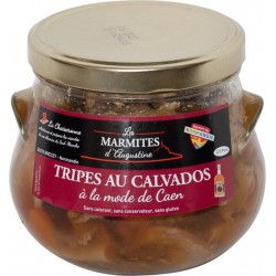 Les Marmites Augustine Plat cuisiné tripes au Calvados