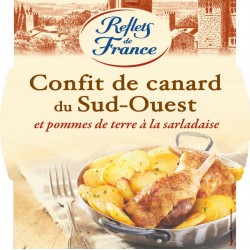 Reflets De France Plat cuisiné confit canard pommes de terre