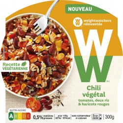 Weightwatchers Plat cuisiné chili végétal