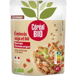 Cereal Bio Plat cuisiné émincés de soja & blé marinés tomate origan veggie bio