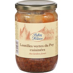 Reflets De France Plat cuisiné lentille lardons