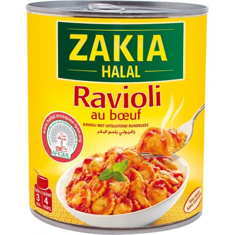 Zakia Plat cuisiné halal ravioli au bœuf