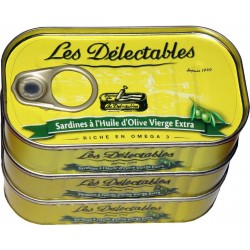 Les Delectables Sardines à l'huile d'olive