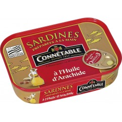 Connetable Sardines à l'huile d'arachide 135g