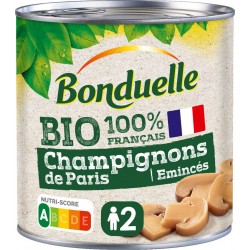 Bonduelle Champignons de Paris émincés BIO 230g