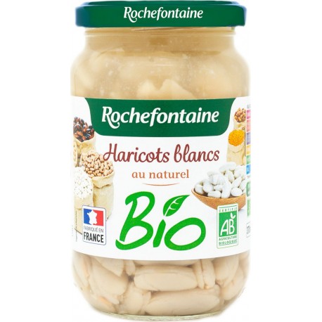 Rochefontaine Haricots blancs au naturel Bio