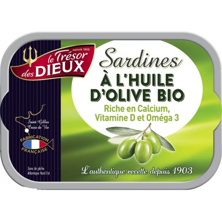 Les Dieux Sardines huile d'olive