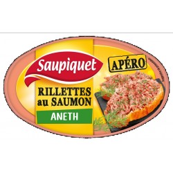 Saupiquet Rillettes au saumon et à l'aneth