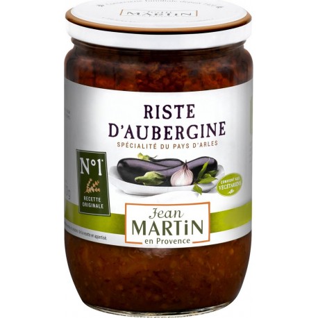 Jean Martin Plat cuisiné Riste d'aubergine 600g