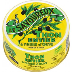 Le Savoureux Thon à l'huile d'olive 80g