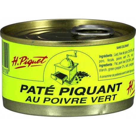 H Piquet Pâté piquant au poivre vert H. PIQUET