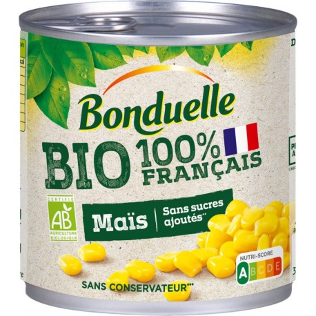 Bonduelle Maïs bio s/sucres ajoutés