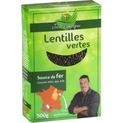 Jolie Campagne Légumes secs lentilles vertes