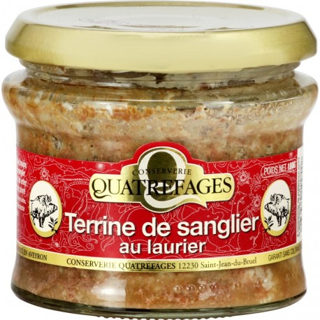 Conserv Quatre Fages Terrine de sanglier au laurier CONSERV. QUATRE FAGES