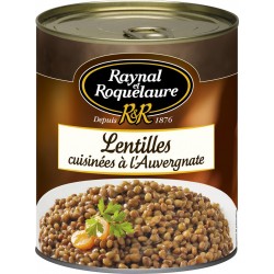 Raynal Et Roquelaure Légumes cuisinés lentilles auvergnates