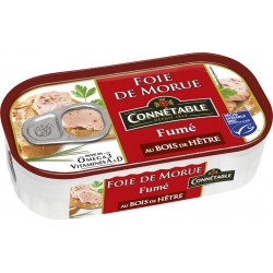 Connetable Foie de morue goût fumé