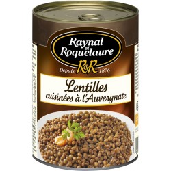 Raynal Et Roquelaure Légumes cuisinés lentilles Auvergnate