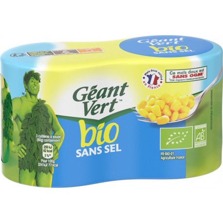 Geant Vert Mais Bio