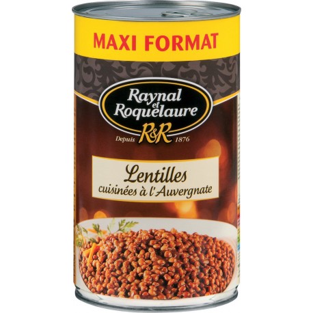 Raynal Et Roquelaure Lentilles cuisinées à l'Auvergnate