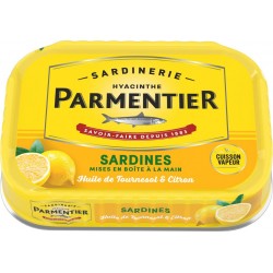 Parmentier Sardines à huile de tournesol & citron 135g