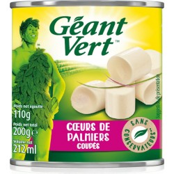 Geant Vert Cœurs de palmiers coupés