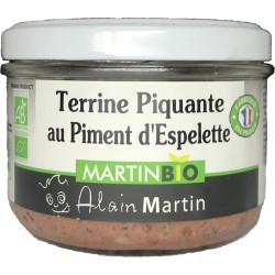 Alain Martin Terrine piquante d'Espelette Bio