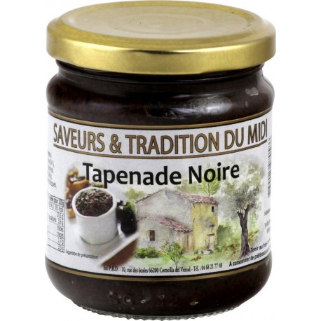 Saveurs Tradition Du Midi Tapenade noire SAVEURS & TRADITION DU MIDI