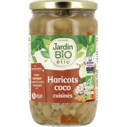 Jardin Bio Haricots coco cuisinés bio