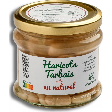 Les Producteurs Haricots Tarbais cuits au naturel