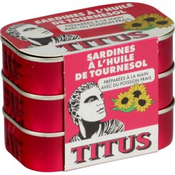 Titus Sardines à l'huile de tournesol