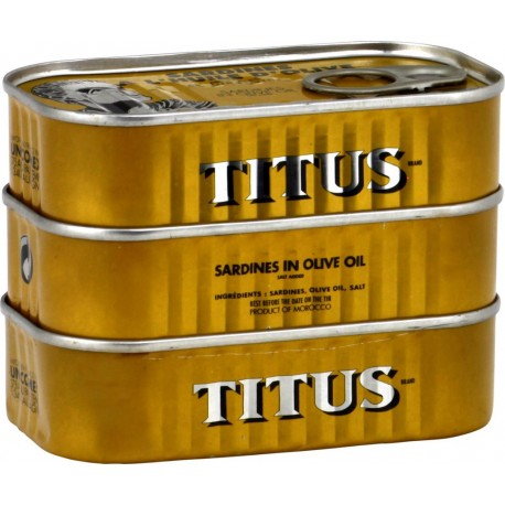 Titus Sardines à l'huile d'olive