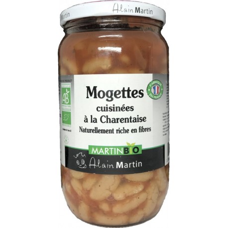 Alain Martin Plat cuisiné Mogettes à la Charentaise bio