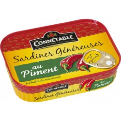 Connetable Sardines piment 135g