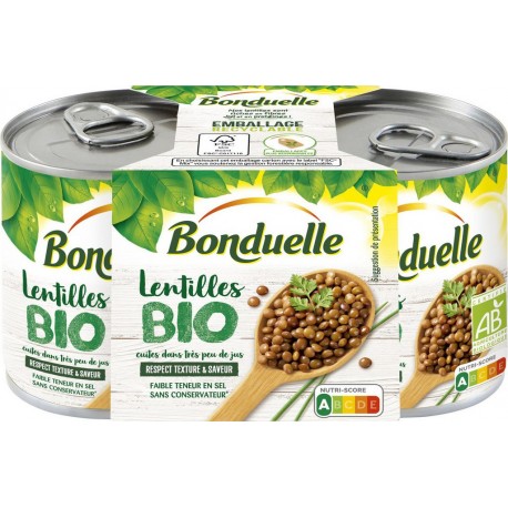 Bonduelle Lentilles Bio 2x130g