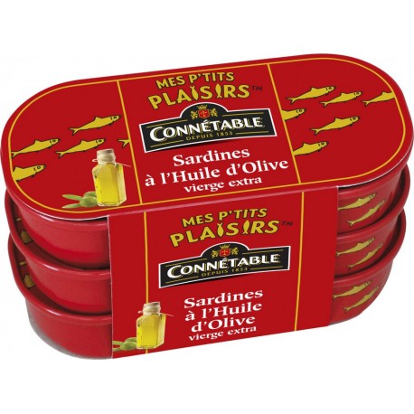 Connetable Sardines à l'huile d'olive 165g