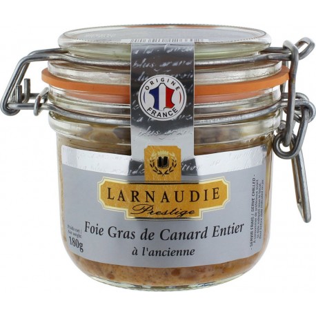 Larnaudie Foie gras de canard entier à l'ancienne