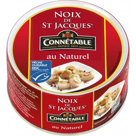 Connetable Noix de St Jacques au naturel