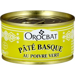 Orocbat Pâté basque au poivre vert