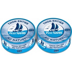 Petit Navire Thon albacore naturel x2 112g